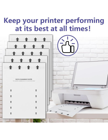 Hoja de Limpieza Dimakung para Impresoras 21.6x27.9 cm - 10 Hojas
