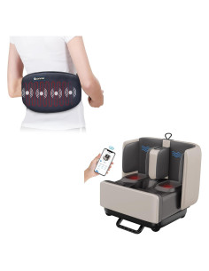 Masajeador de pies y pantorrillas Comfier 2-en-1 con calefacción