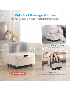 Masajeador de pies y pantorrillas Comfier 2-en-1 con calefacción 2