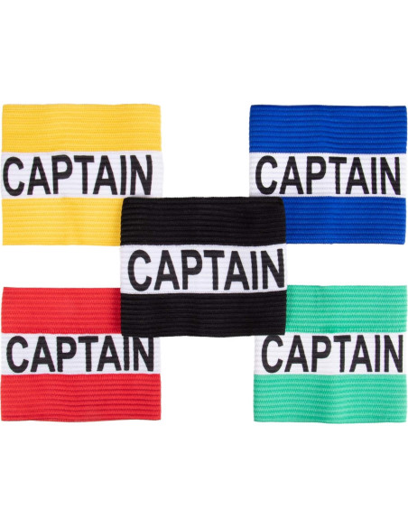 Banda de Capitán Elástica Crown Sporting Goods Talla Única