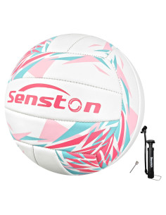 Balón de Voleibol Senston Tamaño 5 PVC Rosa para Interior/Exterior