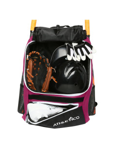 Bolsa de Bate de Béisbol Athletico - Mochila para Equipos 33x21.6cm