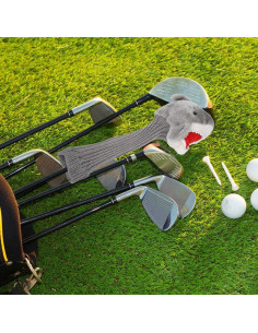 Cubierta de Cabeza de Golf Joyzan Tiburón Tela de Felpa 2