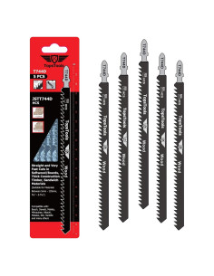 5 Cuchillas de Sierra de Calar TopsTools T744D 180mm Madera
