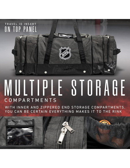 Bolsa de Duffle de Hockey Franklin Sports NHL - 99x36x38cm