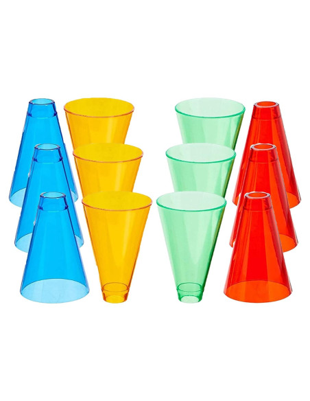 Conos Apilables de Rehabilitación Advantage, Set de 12 Multicolor