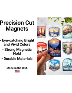 Imán Redondo Decorativo R y R Imports 5.08 cm Universitario 2