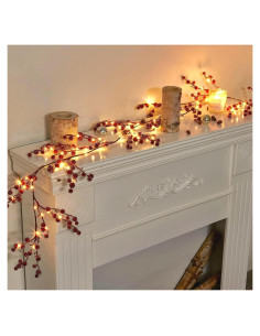 Guirnalda de Navidad Vanthylit 1.83 m con Luces y Temporizador