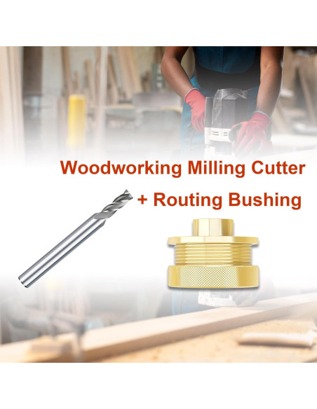 Juego de Guías de Plantilla de Router BOZXYE 11 Piezas