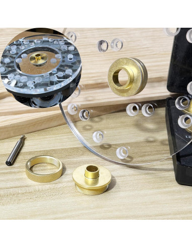 Juego de Guías de Plantilla de Router BOZXYE 11 Piezas