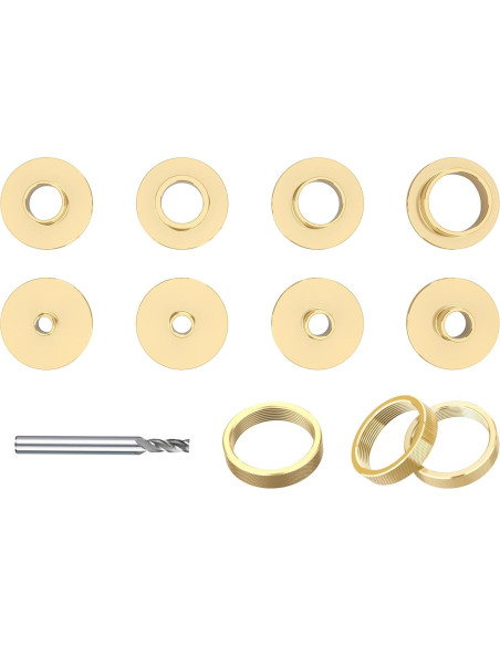 Juego de Guías de Plantilla de Router BOZXYE 11 Piezas