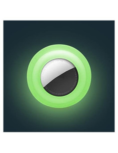 Funda adhesiva para AirTag Apple - Silicona antiarañazos, brilla en la oscuridad