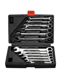 Juego de Llaves de Carraca FLZOSPER 12 Piezas 8-19mm