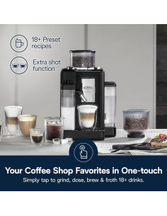 Cafetera Espresso Automática De'Longhi Rivelia 120V Negro 2