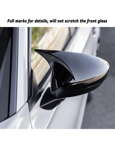 Cubierta de Espejo Lateral AULESSE para Civic 2022-2025 Negro