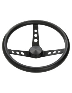 Volante Clásico Grant 338 - 34.92 cm, Vinilo Negro