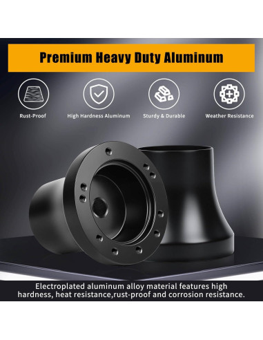 Adaptador de Eje de Volante MOSNAI para Carritos de Golf Yamaha