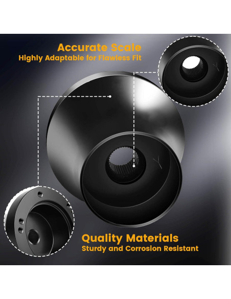 Adaptador de Eje de Volante MOSNAI para Carritos de Golf Yamaha