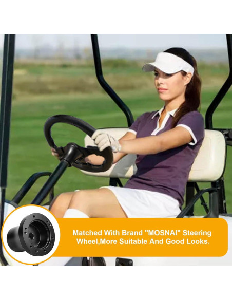 Adaptador de Eje de Volante MOSNAI para Carritos de Golf Yamaha