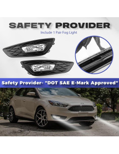 Luces de Niebla RP Poder Notable para Ford Focus 2015-2017 2
