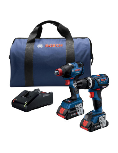 Kit de Herramientas Bosch 18V: Taladro y Destornillador Impacto