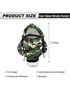 Funda Sudadera para Cambiador de Marchas SHMZK Camuflaje 2