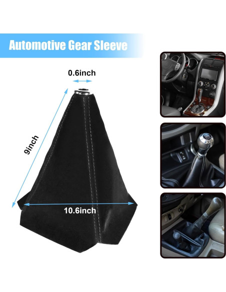 Cubierta de Polvo para Perilla de Cambio Sylvil Negro 26.9x23.1cm