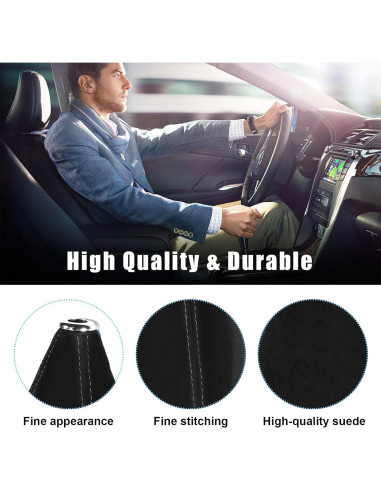 Cubierta de Polvo para Perilla de Cambio Sylvil Negro 26.9x23.1cm