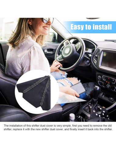 Cubierta de Polvo para Perilla de Cambio Sylvil Negro 26.9x23.1cm