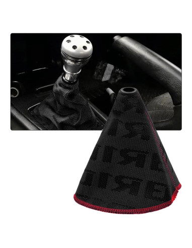 Cubierta de Botón de Cambio de Marchas SHMZK Negra 27x22 cm