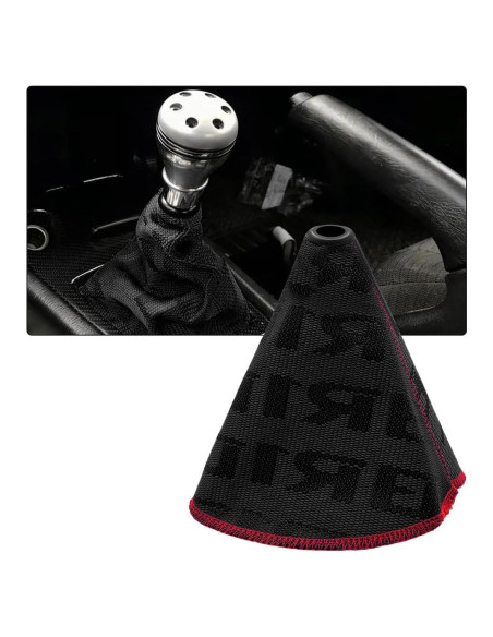 Cubierta de Botón de Cambio de Marchas SHMZK Negra 27x22 cm