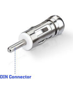 Adaptador de Antena ISO a DIN SZSAUTO - Paquete de 2 2