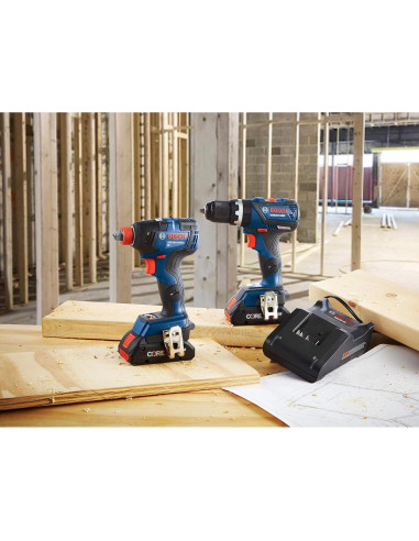 Kit de Herramientas Bosch 18V: Taladro y Destornillador Impacto