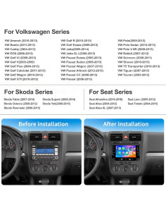 Radio Estéreo Android 7" UNITOPSCI para VW 4G+64G 8 Núcleos 2