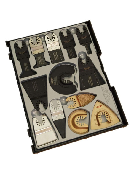Kit de 30 Cuchillas Oscilantes TopsTools para Herramientas Múltiples