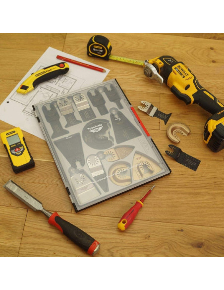 Kit de 30 Cuchillas Oscilantes TopsTools para Herramientas Múltiples