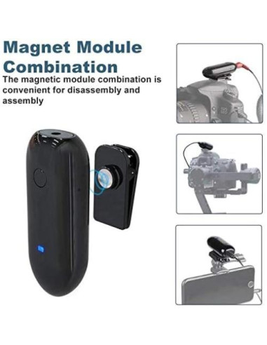 Micrófono Lavalier Inalámbrico LENSGO 318C UHF 20 Canales