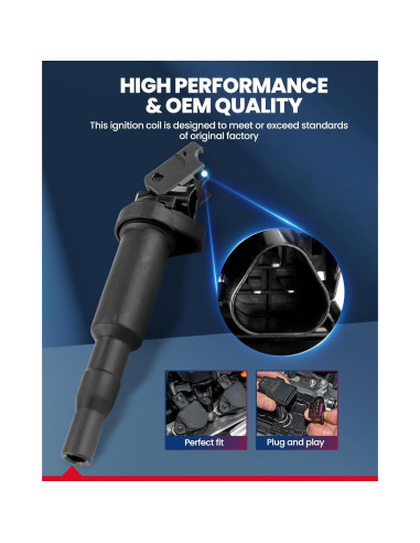 Bobina de Encendido KAX UF667 - Compatible con BMW y Mini