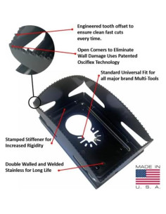 Cortador de Ranuras Cuadradas Qbit SQ1000-S Acero Inoxidable 2