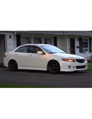 Kit de Señal de Giro Dinámico Secuencial iJDMTOY Lente Ahumada para Acura TSX 2004-2008