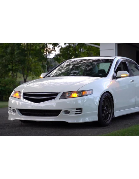 Kit de Señal de Giro Dinámico Secuencial iJDMTOY Lente Ahumada para Acura TSX 2004-2008