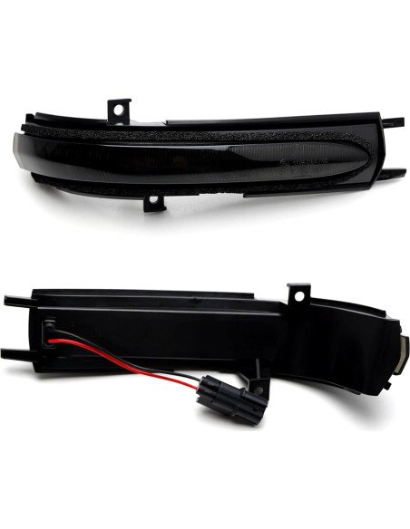 Kit de Señal de Giro Dinámico Secuencial iJDMTOY Lente Ahumada para Acura TSX 2004-2008