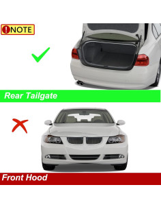 Soportes de Elevación de Maletero YHTAUTO para BMW E90 2006-2011 2