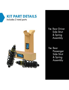 Conjunto de Strut y Resorte TRQ SCA57224 para Honda Ridgeline 06-14 2