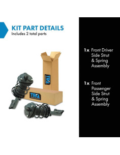 Conjunto de strut y resorte TRQ SCA57357 para Mercedes-Benz 2