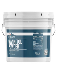 Polvo de Manitol Earthborn Elements 2493 g, edulcorante natural