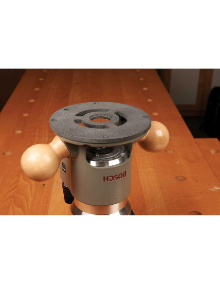 Base de Router Fija WoodRiver para Bosch 1617 - Resina Acetal