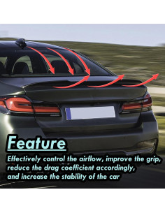 Alerón Trasero MotorFansClub para BMW 5 Series 2017-2023 2