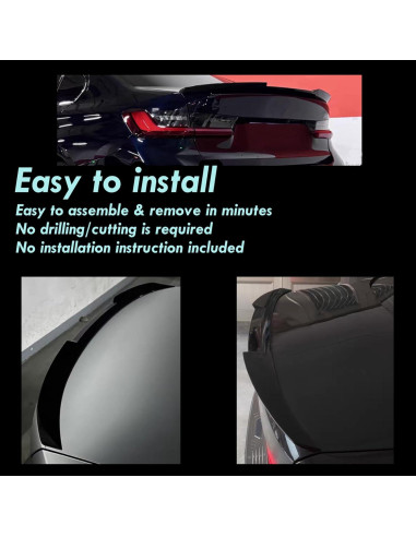 Alerón Trasero MotorFansClub para BMW 5 Series 2017-2023