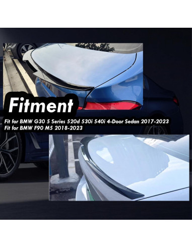 Alerón Trasero MotorFansClub para BMW 5 Series 2017-2023